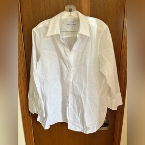 Foxcroft Classic White Non-Iron Shirt. Xl